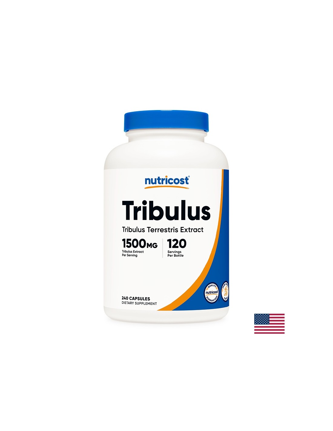Sexuálna a svalová funkcia - Tribulus (Tribulus), 240 kapsúl <tc>Nutricost</tc>