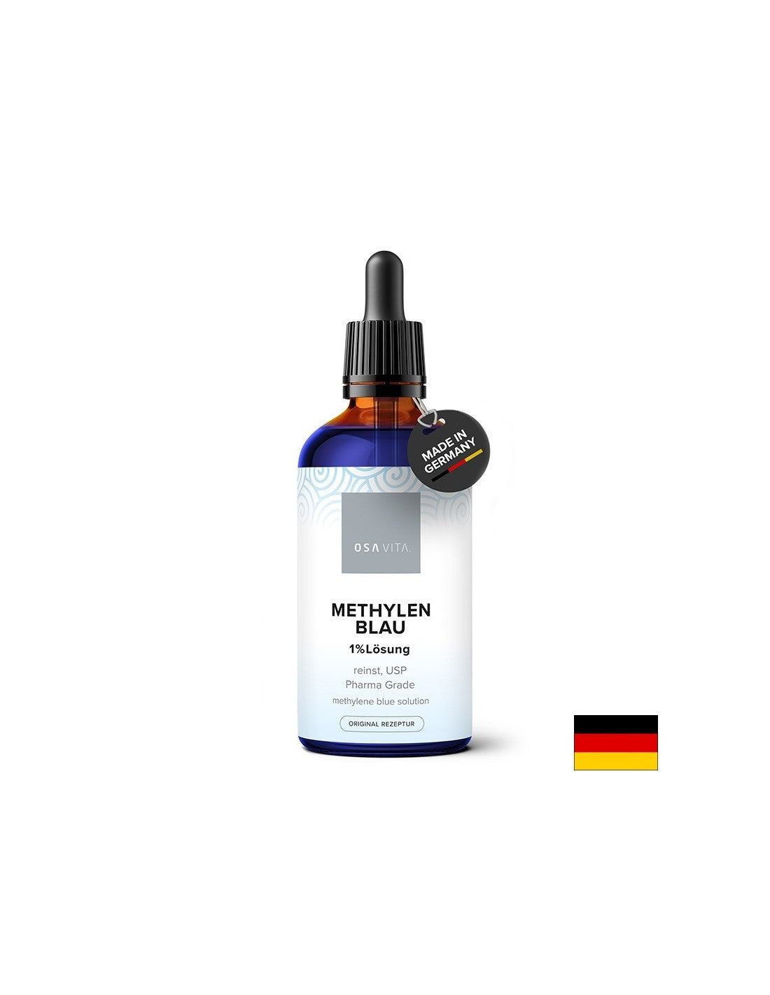 Metylén Blue - USP/Pharmaceutický stupeň, 1% roztok, 100 ml