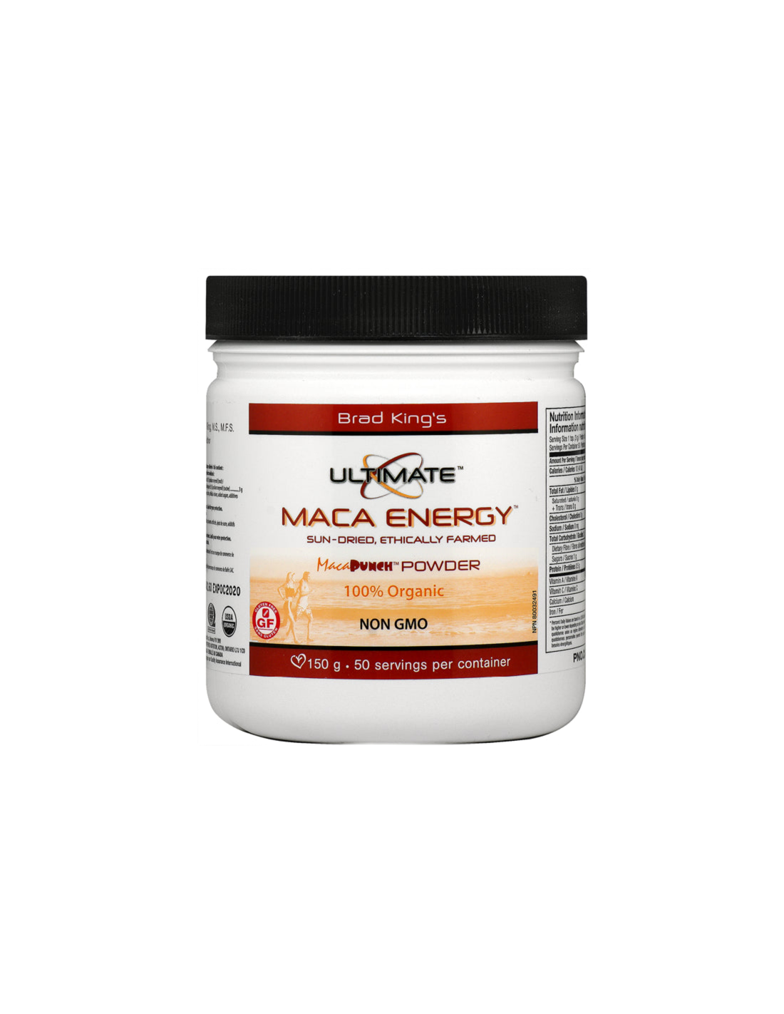 Ultimate® Maca Energy Organic/ Maca 150 g prášku x 50 dávok <tc>Natural Factors</tc>