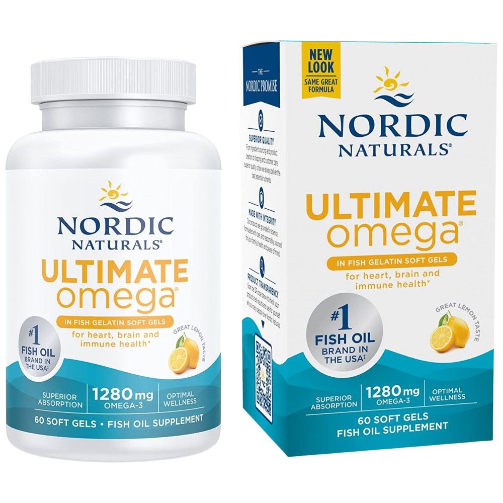Ultimate Omega 1280 mg - 60 gélových kapsúl