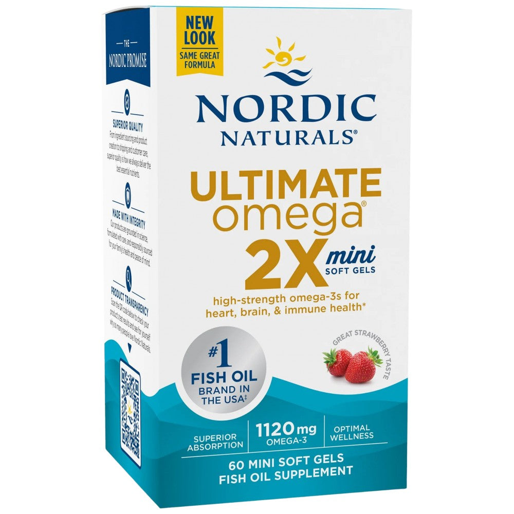 Ultimate Omega 2x Mini 1120 mg - 60 žuvateľných gélových kapsúl