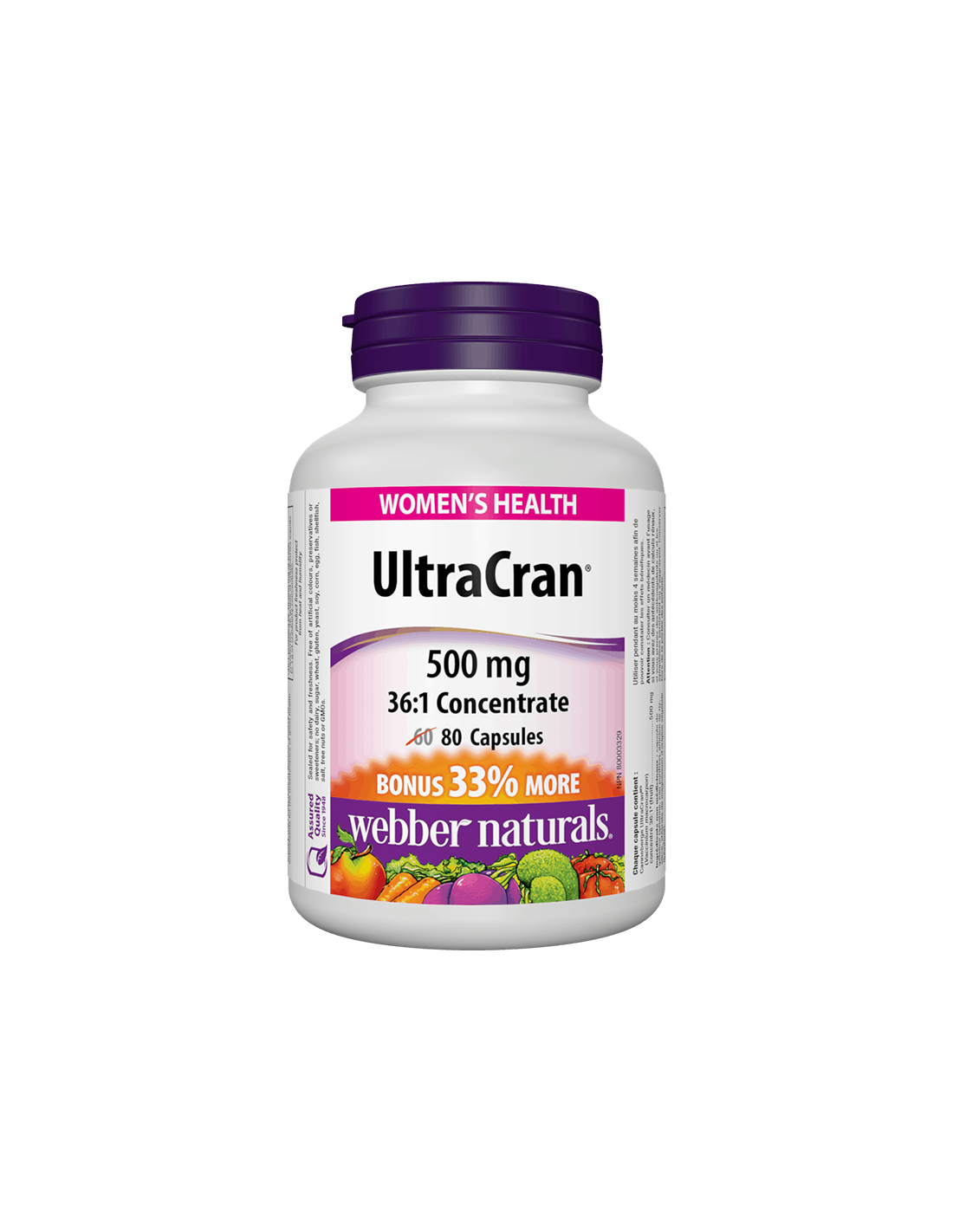 Ultracran® / Cranberry 36: 1 Koncentrát 500 mg x 80 kapsúl