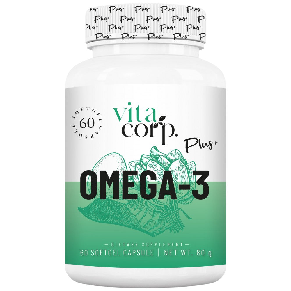 Omega -3 rybí olej 1000 mg - 60 gélových kapsúl