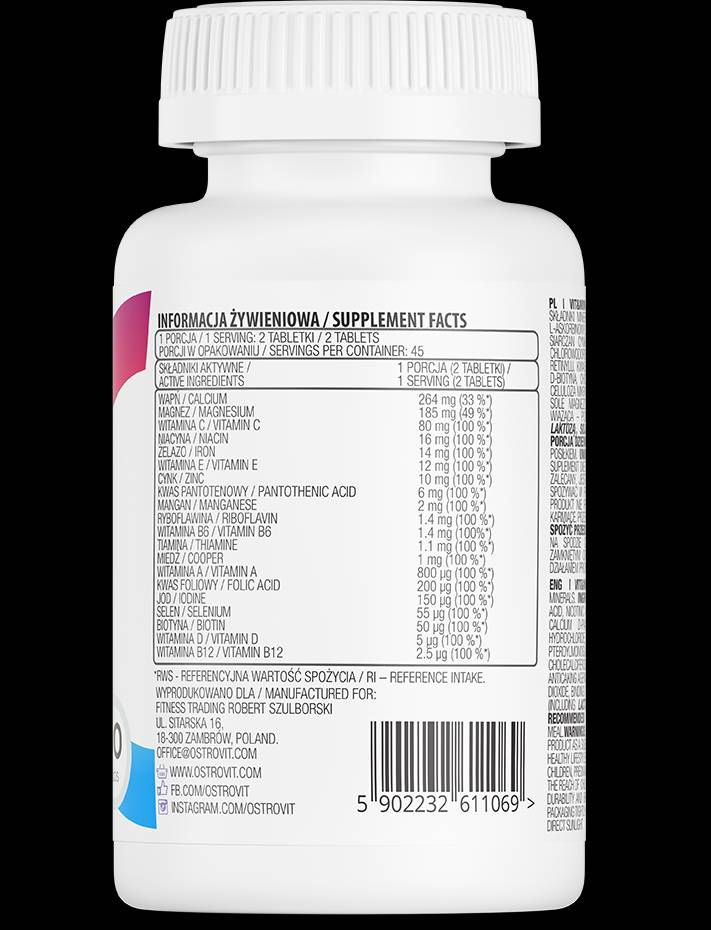 100% Vit & Min - 90 tabliet