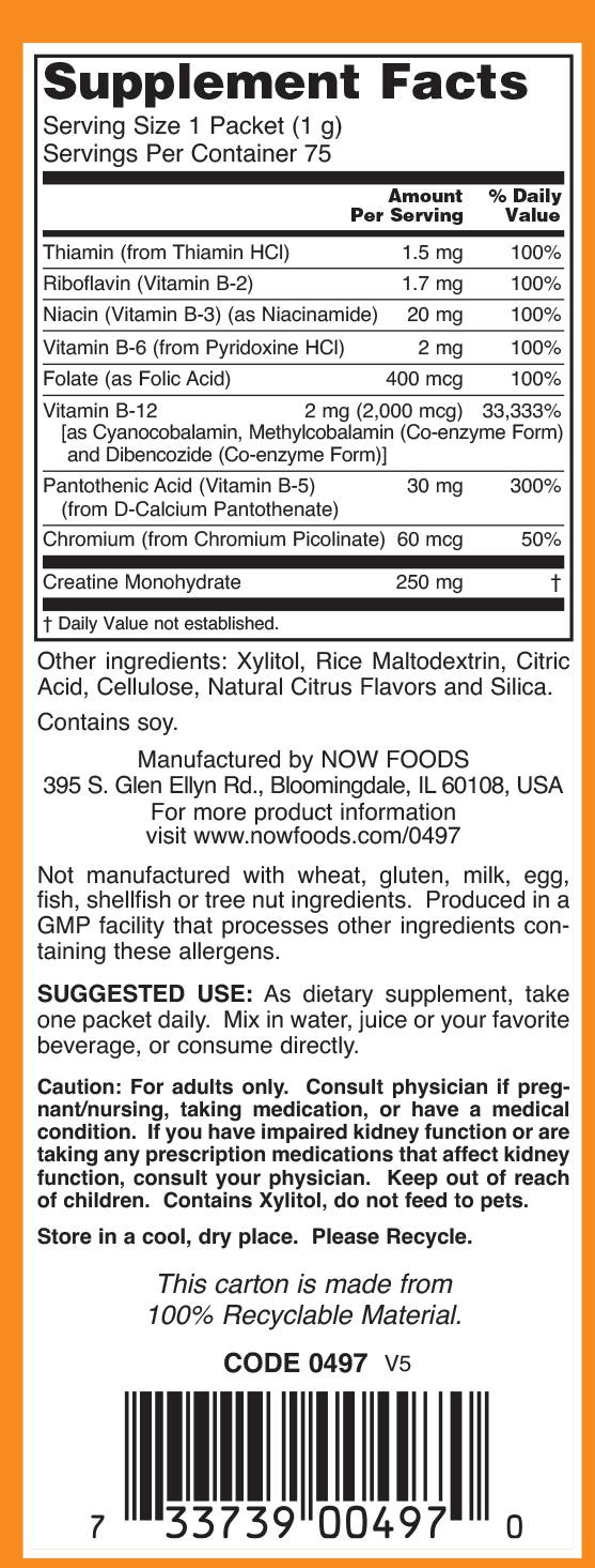 Okamžitá energia vitamínu B -12 - 75 paketov