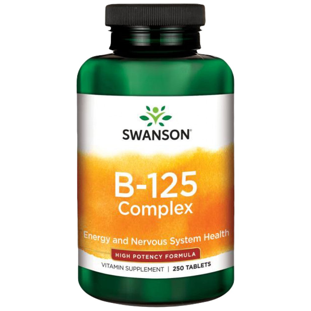 Vitamín B -125 komplex - kapsuly s vysokou účinnosťou 250