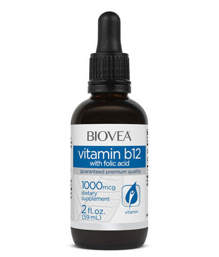 Vitamín B12 a kyselina listová klesá 1000 mcg / 60 ml