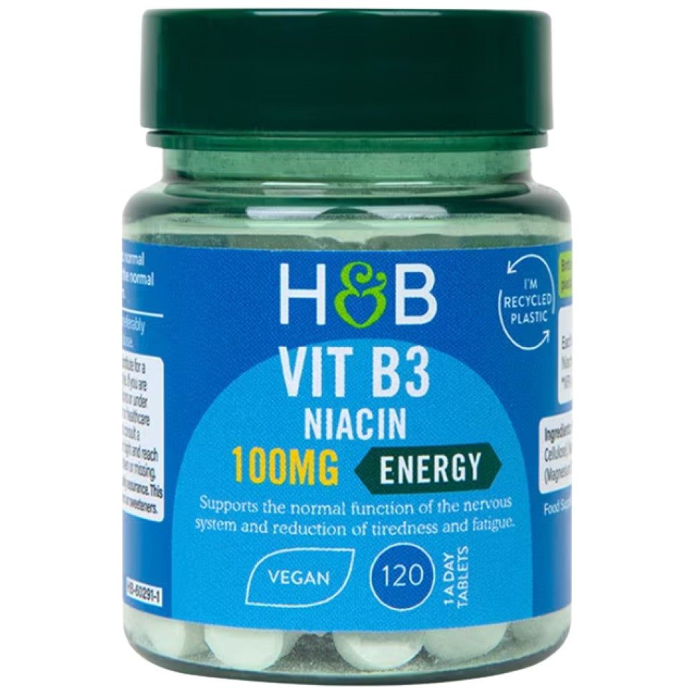 Vitamín B3 | Niacín 100 mg - 120 tabliet