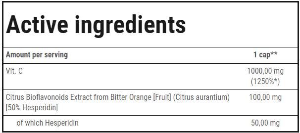 Vitamín C 1000 Ultra Bioflav - 100 kapsúl