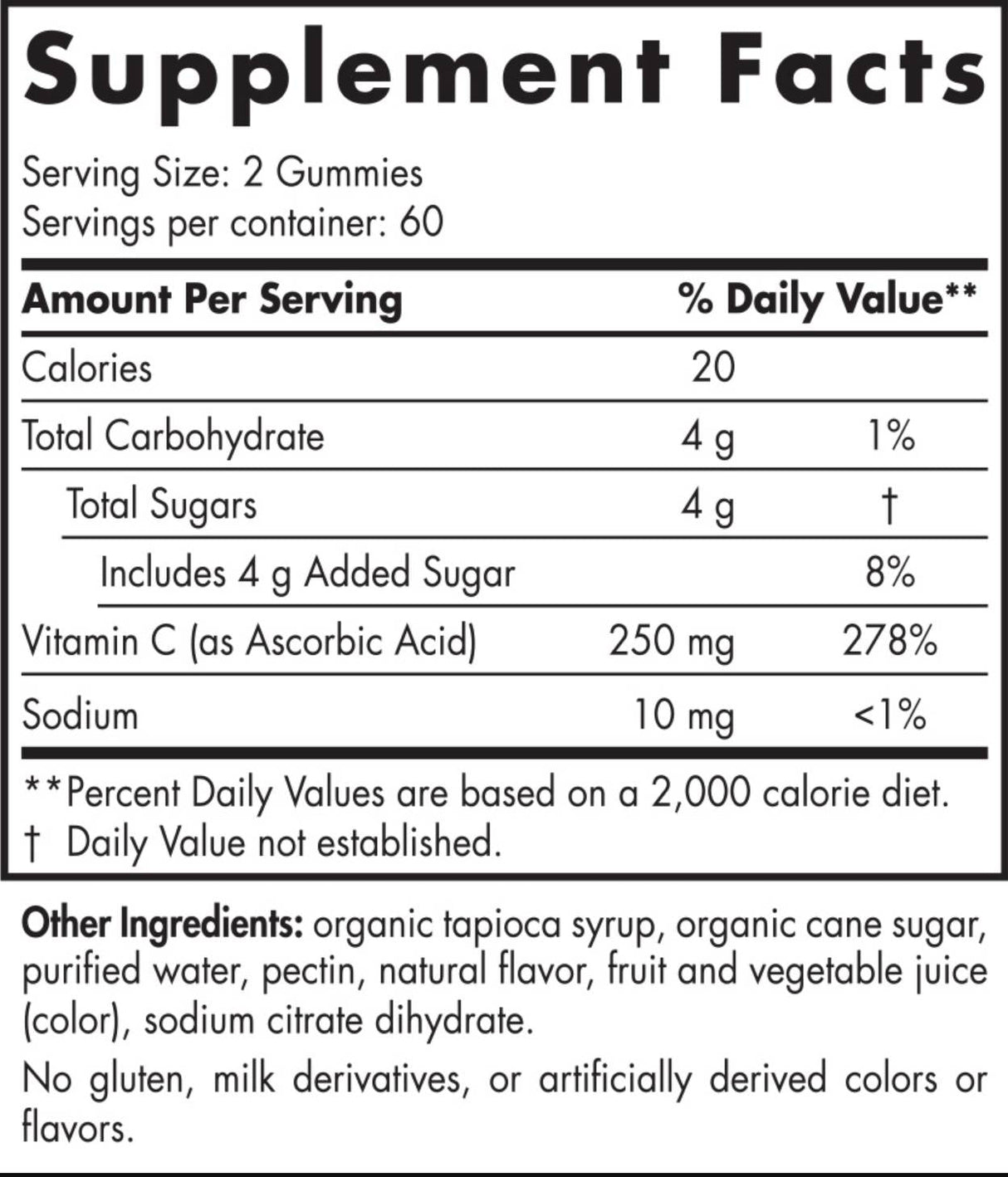Vitamín C Gummies Sport 250 mg - 120 ďasien