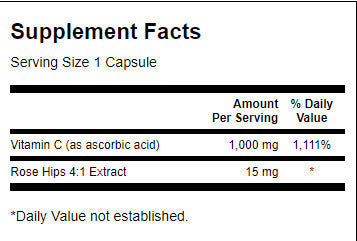 Vitamín C s ružovými bokmi 1000 mg - 90 kapsúl