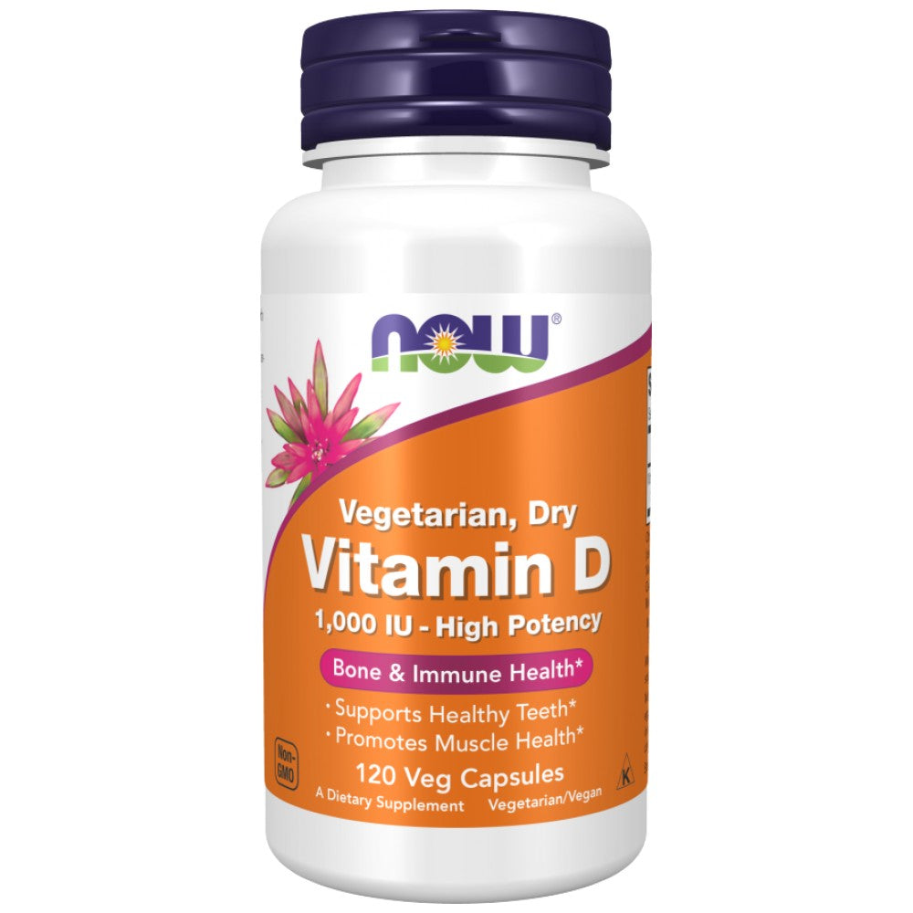Vitamín D 1000 IU | Vegetariánske suché - 120 kapsúl