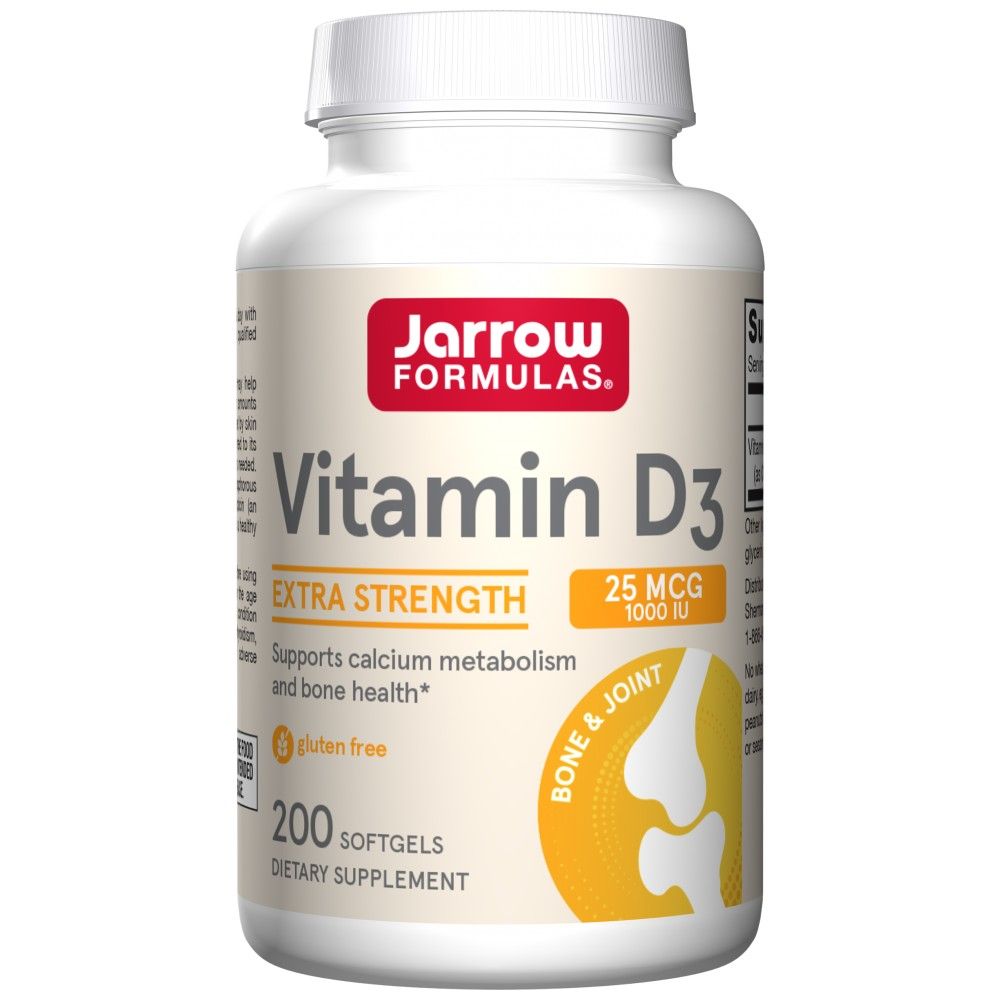 Vitamín D3 1000 IU - 200 gélových kapsúl