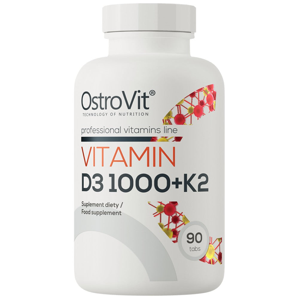 Vitamín D3 1000 IU + K2 50 McG 90 Tablety