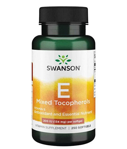 Vitamín E 200 IU - zmiešané tokoferoly - 250 kapsúl