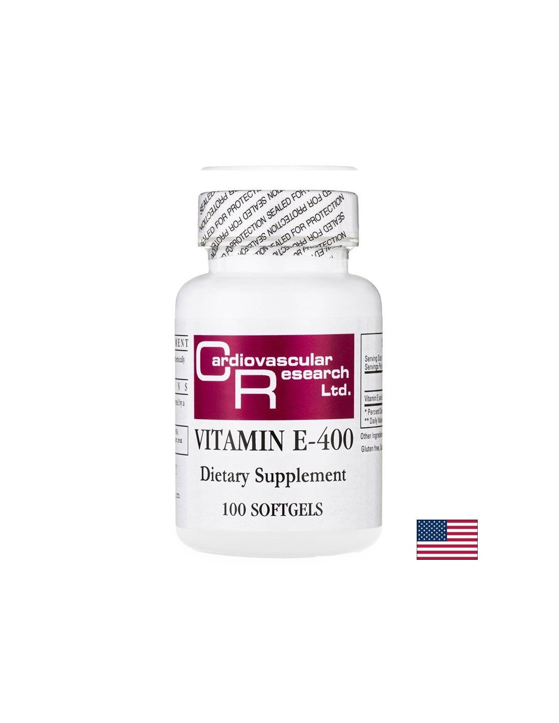Vitamín E-400-vitamín E-400 360 mg, 100 ekologických vzorcov softgel
