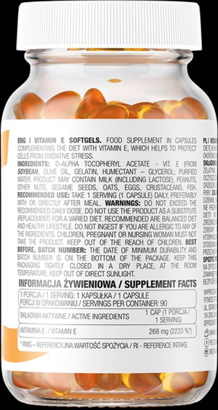 Vitamín E 400 IU 90 GEL kapsuly