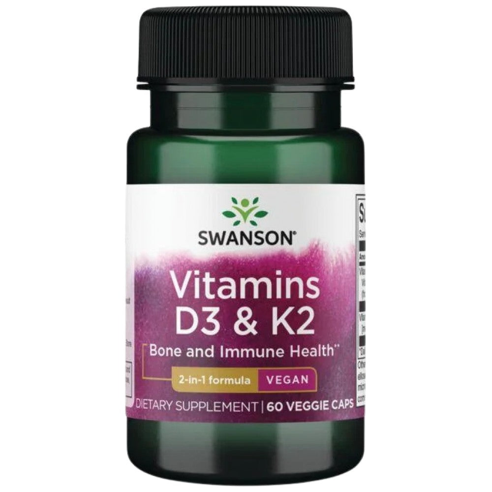 Vitamíny D3 a K2 60