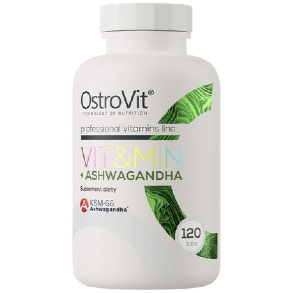 Vitandmin + Ashwagandha | Multivitamínové vzorec + tablety KSM-66® 120