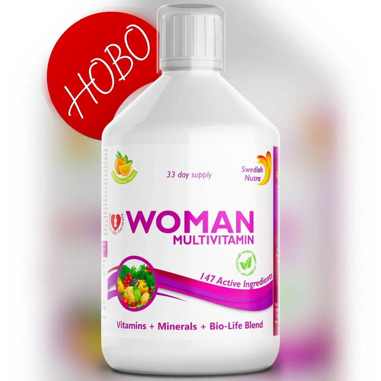 Ženy multivitamíny pre ženy s kolagénom 1497 mg - 147 aktívnych zložiek /500 ml /