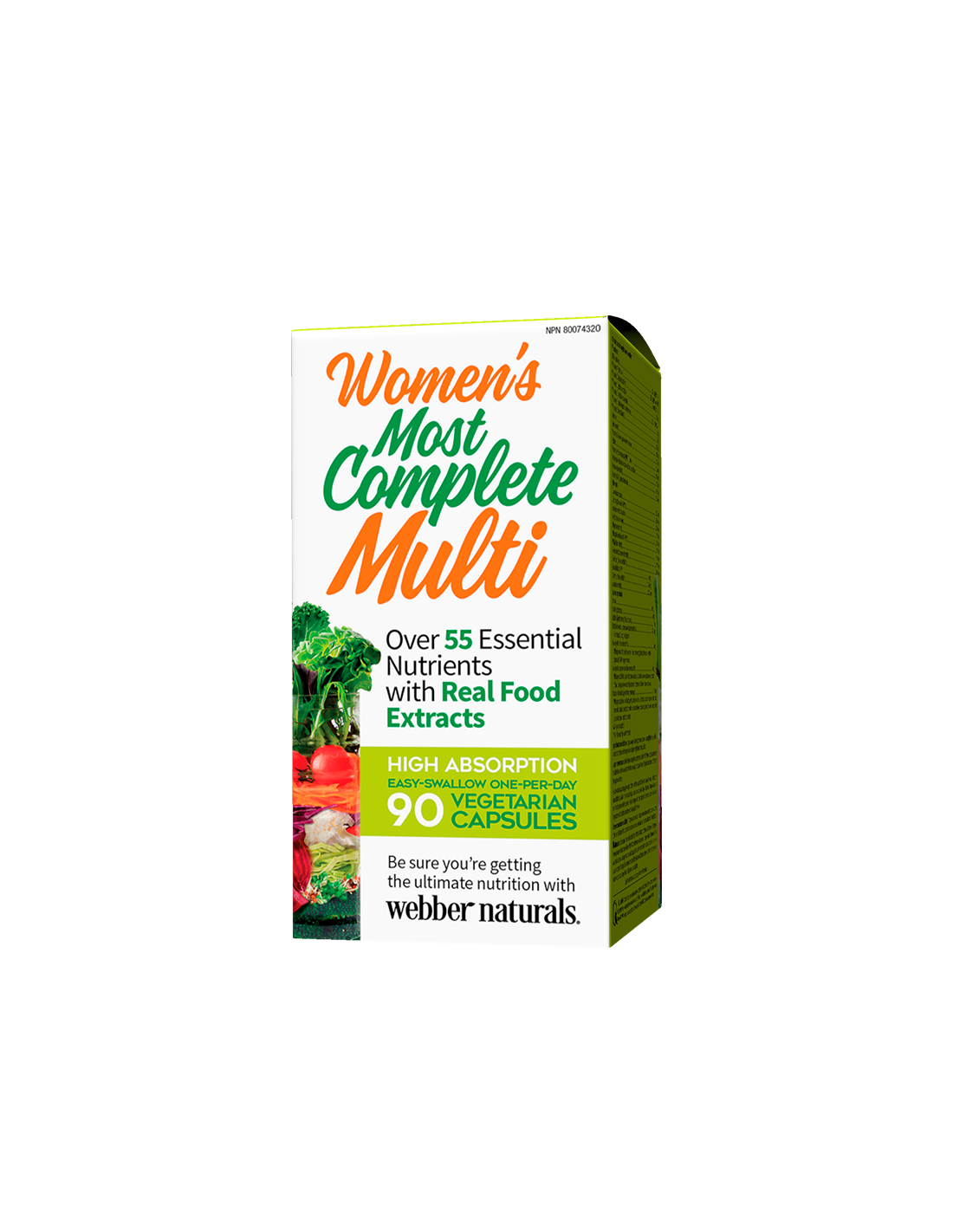 Multivitamíny pre ženy – ženské najkompletnejšie multi, 90 V kapsuly <tc>Webber Naturals</tc>