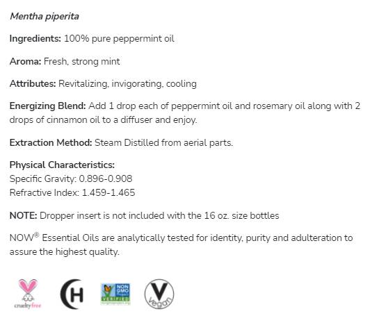 Mäta pieporná | 100% Pure Mentha Piperita - 30 ml