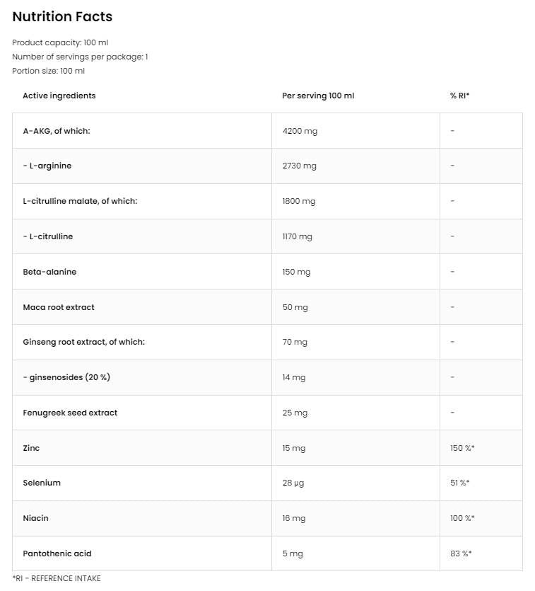 Sex Pro Shot pre ženy - 100 ml