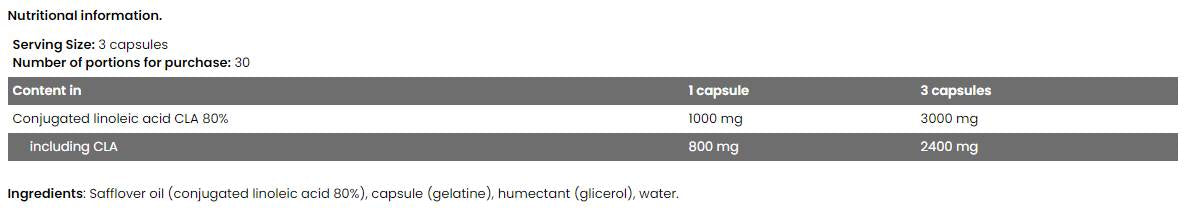 Levrone CLA 3000 - 90 gélové kapsuly