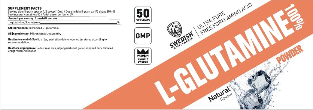 L -glutamín 100% - 250 gramov