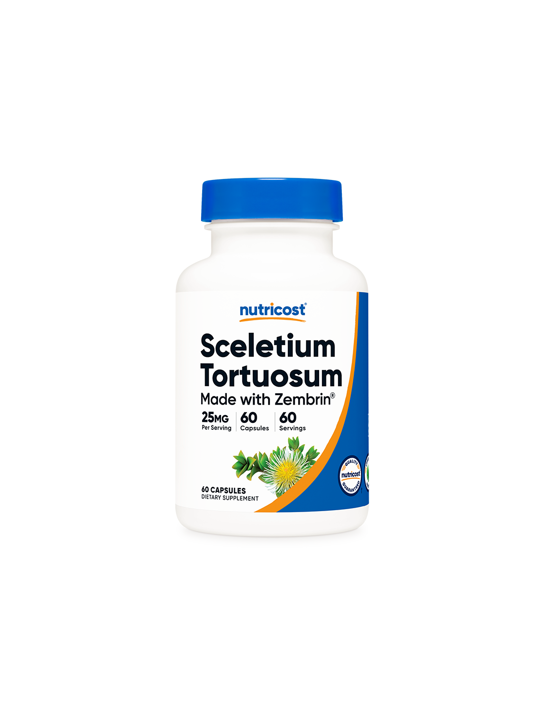 Stres a úzkosť - Zembrin (Sceletium tortuosum), 25 mg x 60 kapsúl <tc>Nutricost</tc>