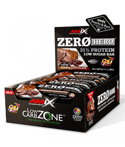 Nulová hero proteínová tyčinka/15x65g.