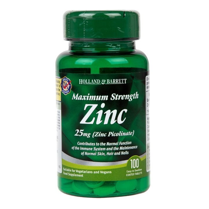 Zinok pikolinát 25 mg / maximálna pevnosť / 100 kariet - 0