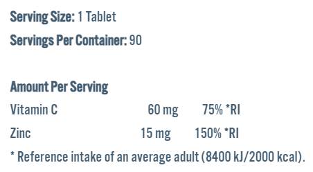 Vitalita zinku 15 mg bisglycinát zinku - 90 kapsúl