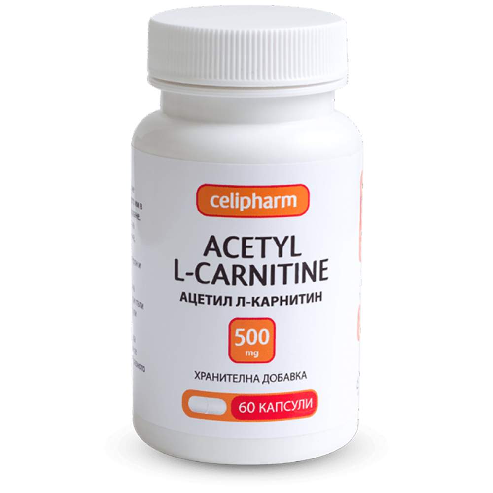 Acetyl L-karnitín 500 mg 60 kapsúl