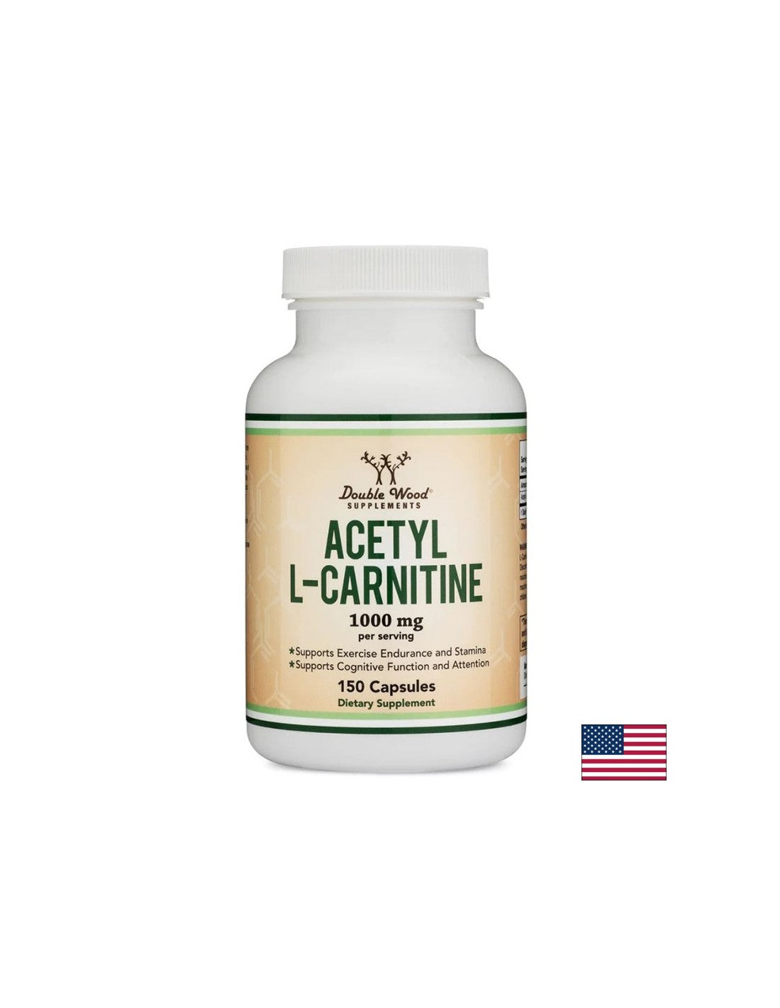 Acetyl L-Carnitine 1000 mg / Acetyl L-Carnitine 1000 mg Double Wood - Nutra Best Europe
