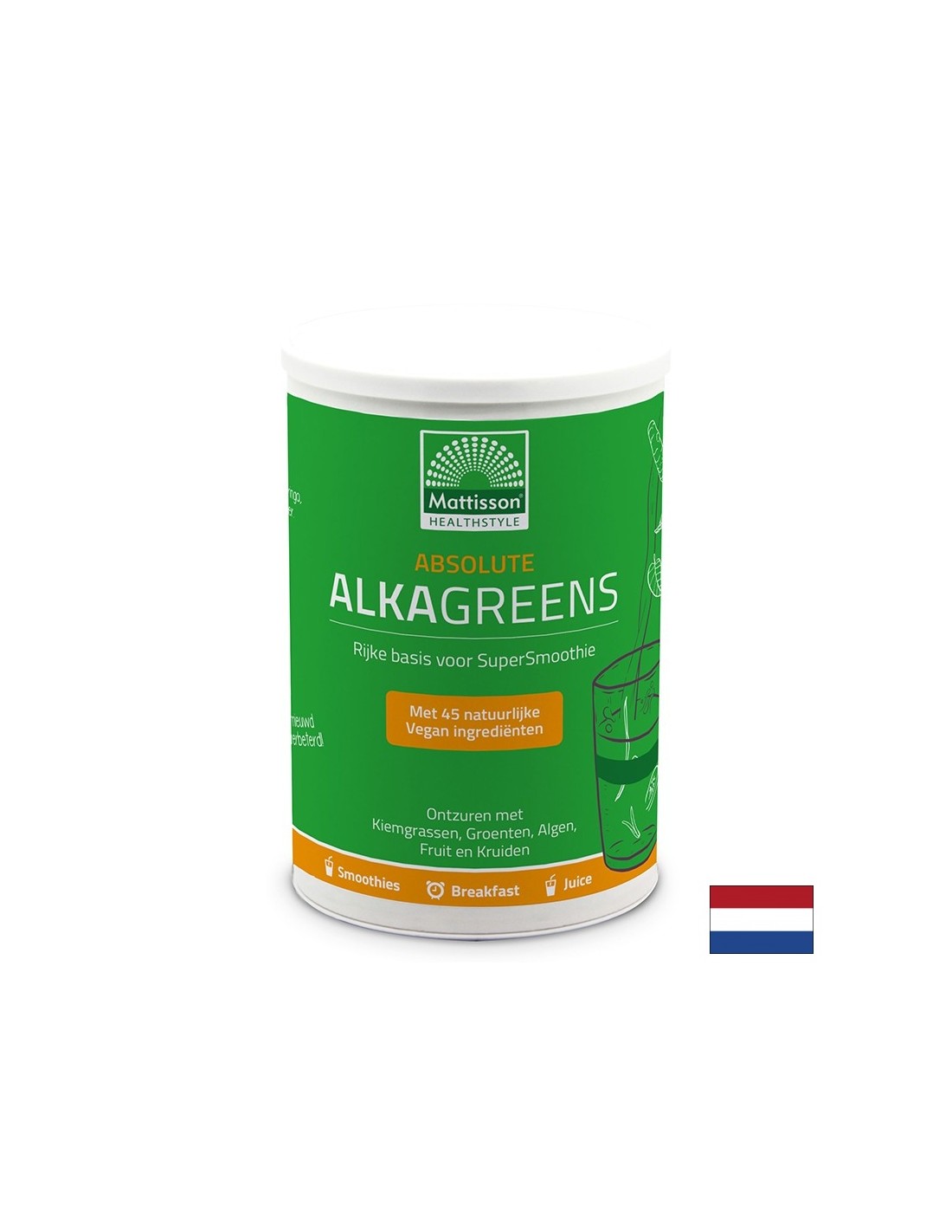 Alkalicko -kyselina rovnováha - Alka Greens - Absolútne alkagreeny, 300 g prášok