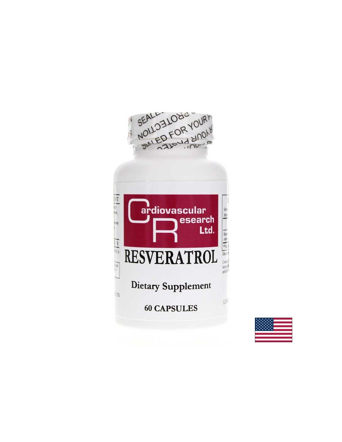 Resveratrol - kardiovaskulárne zdravie, obeh, 250 mg, 60 kapsúl