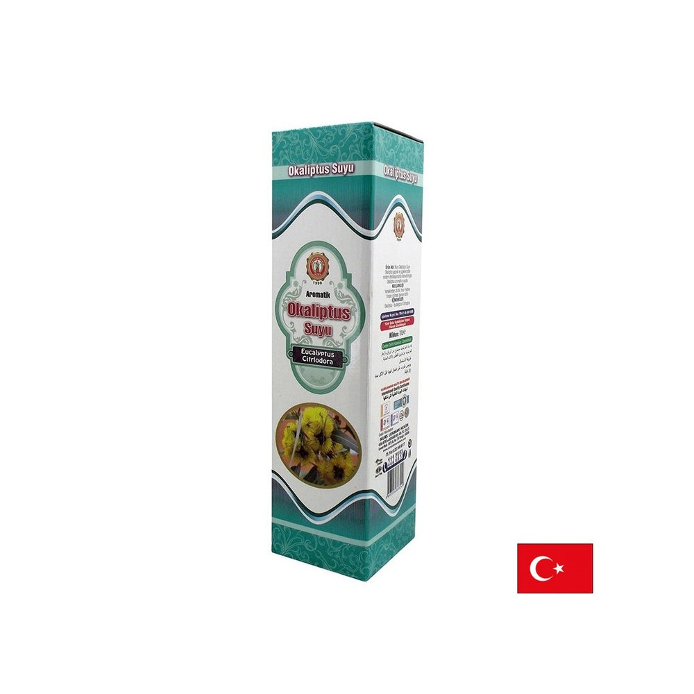 Eukalyptusová aromatická pitná voda - pre problémy s dýchacími cestami, 1 l