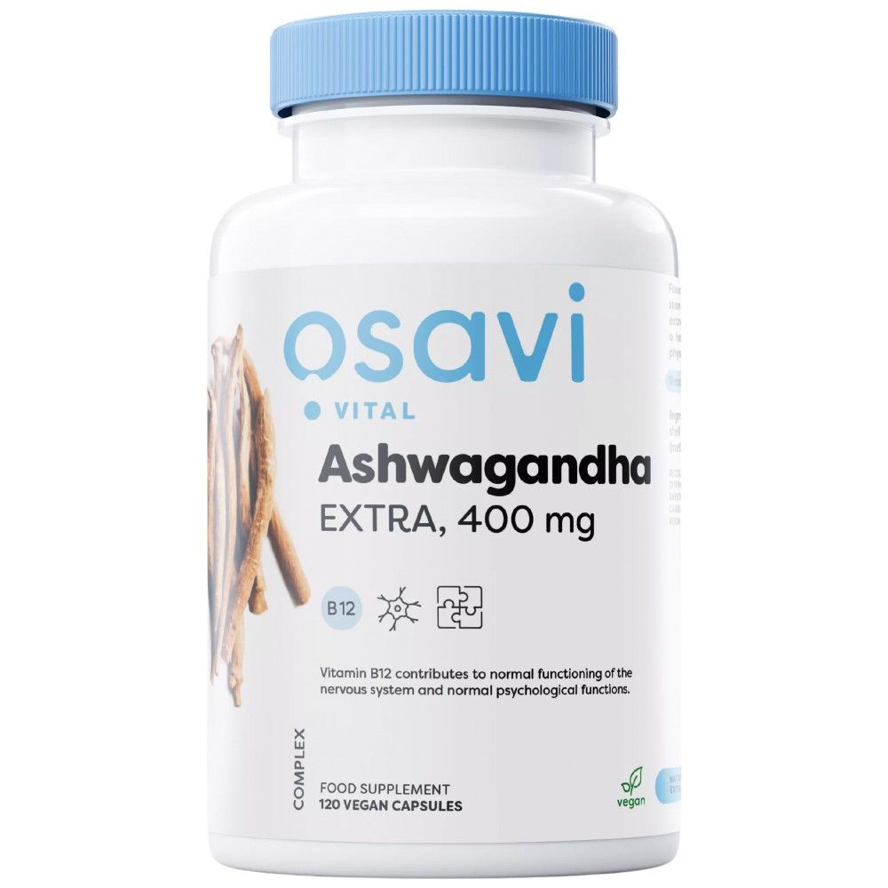 Ashwagandha ďalších 400 mg - 120 kapsúl