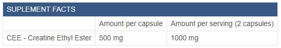 CEE 1000 / kreatín etylester 120 kapsúl