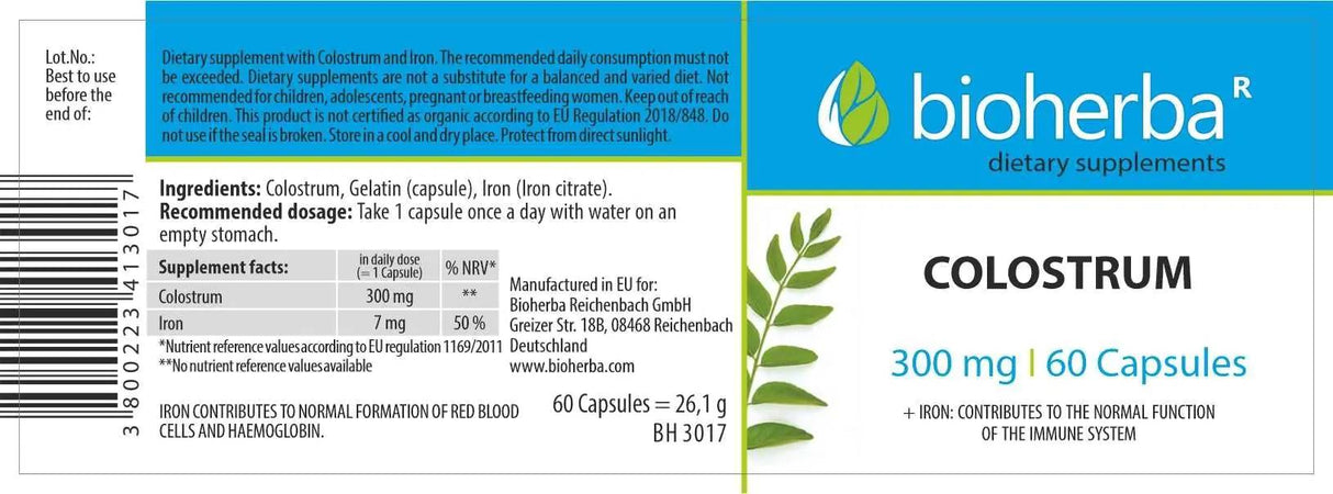 Kolostrum 300 mg - 60 kapsúl