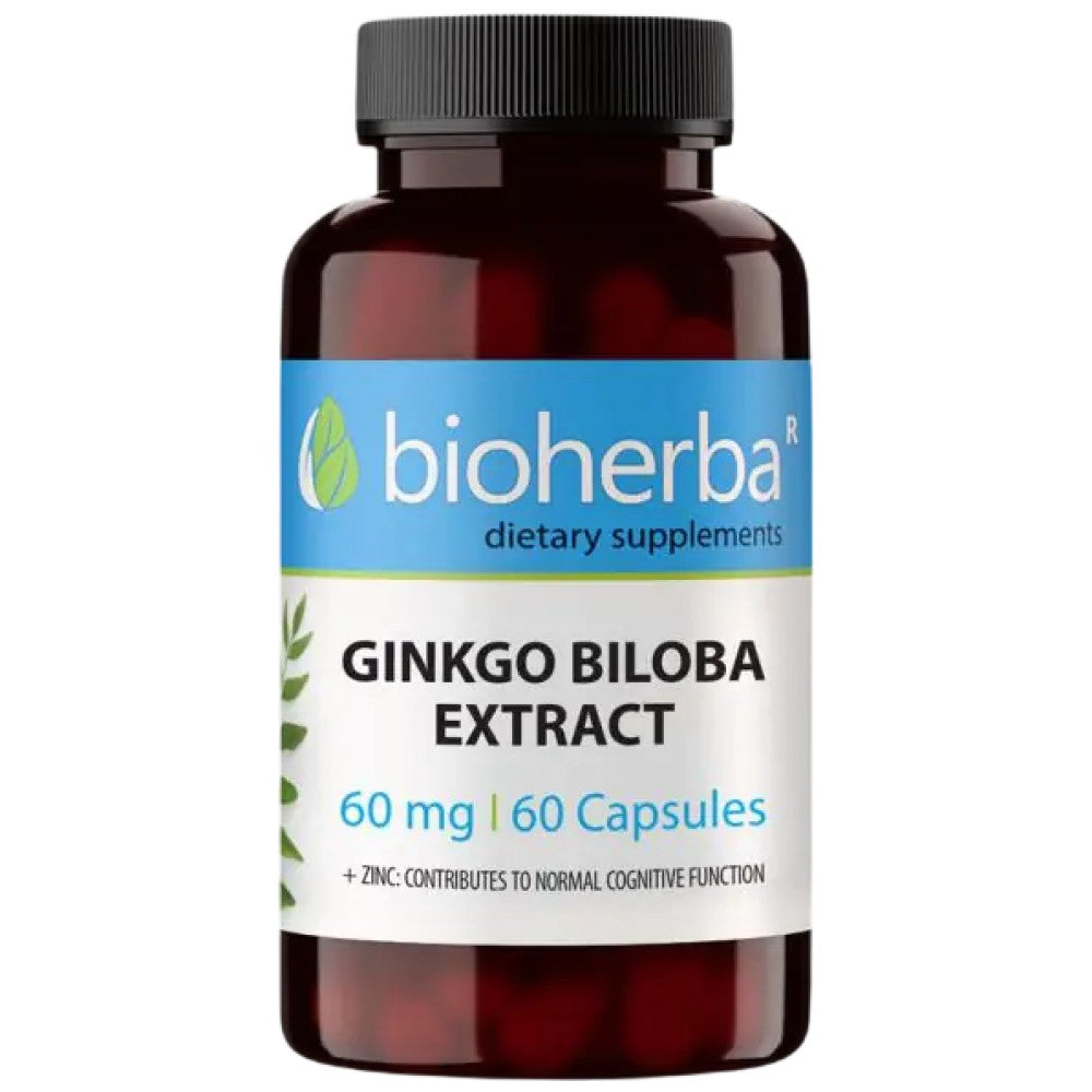 Ginkgo biloba extrakt 60 mg - 60 kapsúl