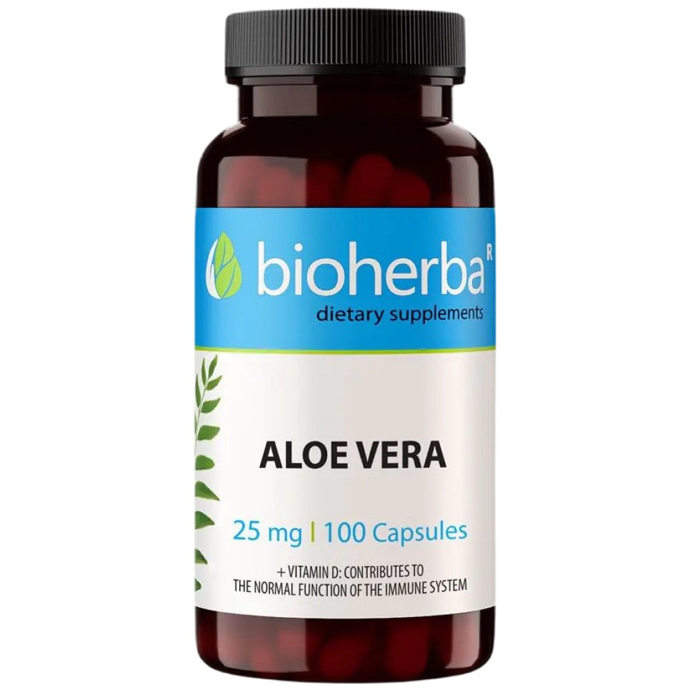 Aloe vera 25 mg - 100 kapsúl