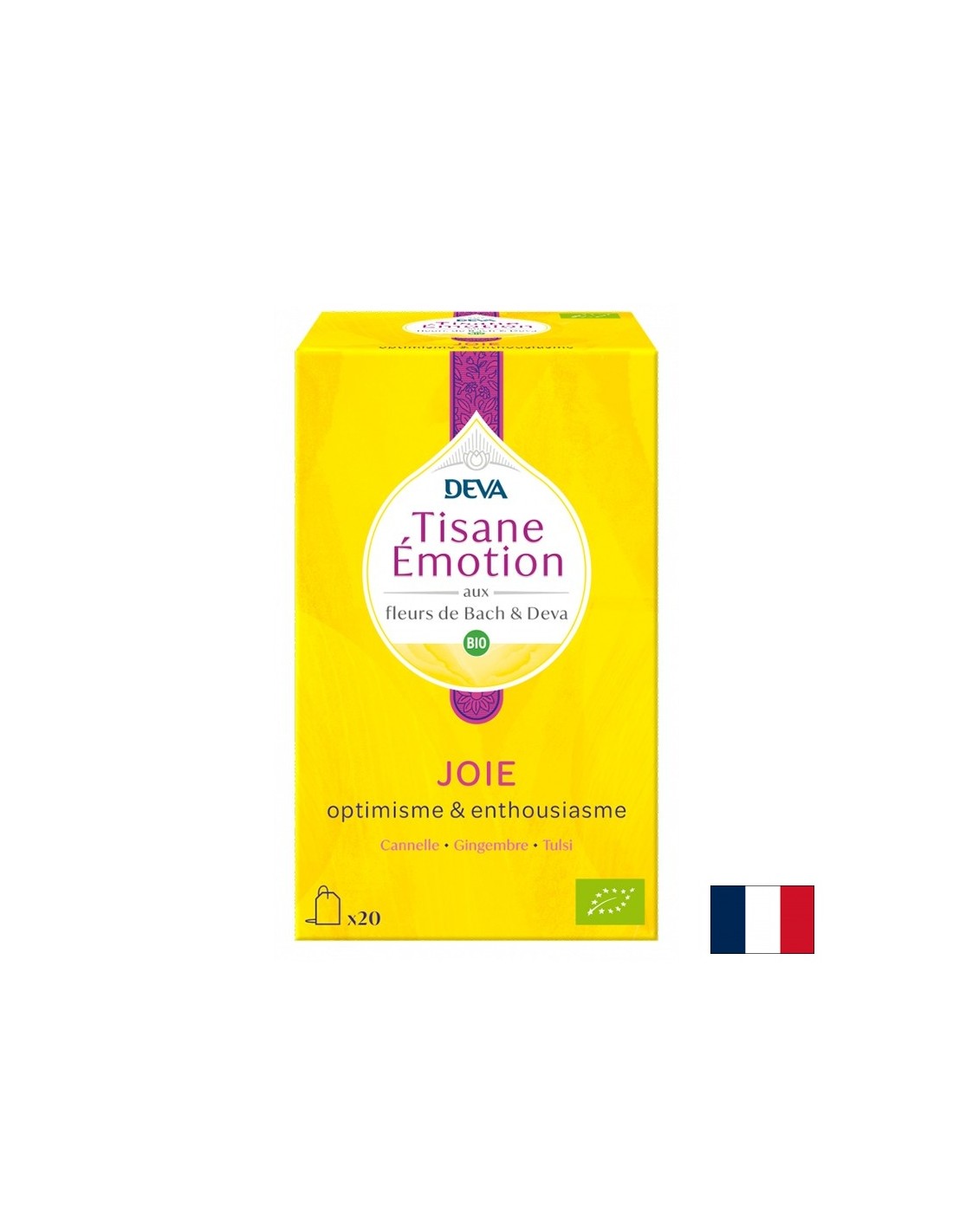 Bylinný čaj „Radosť“ (s kvetinovými elixírmi podľa metódy Dr. Bacha), 20 vreckov na filtra