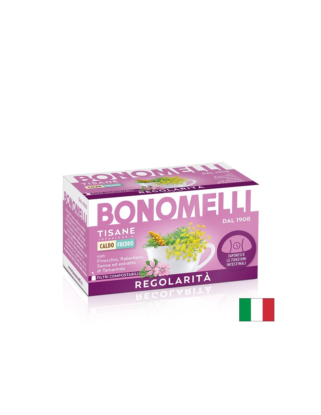 Bylinný čaj pre dobrú peristalsis - črevné pohodlie a prirodzená priechodnosť, 16 vreckov