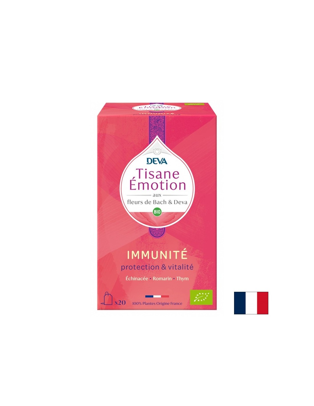 Bylinný čaj pre imunitu (s kvetinovými elixírmi podľa metódy Dr. Bacha), 20 vreckov na filtra