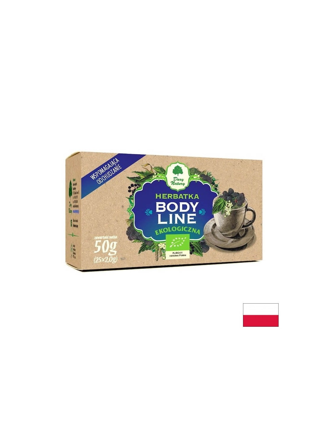 Bylinný čaj pre bio chudnutie, 25 filtračných vreciek