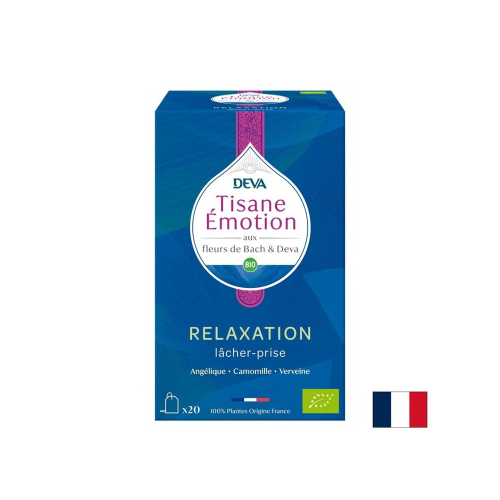 Bylinný čaj na relaxáciu (s kvetinovými elixírmi podľa metódy Dr. Bacha), 20 vreckov na filtra