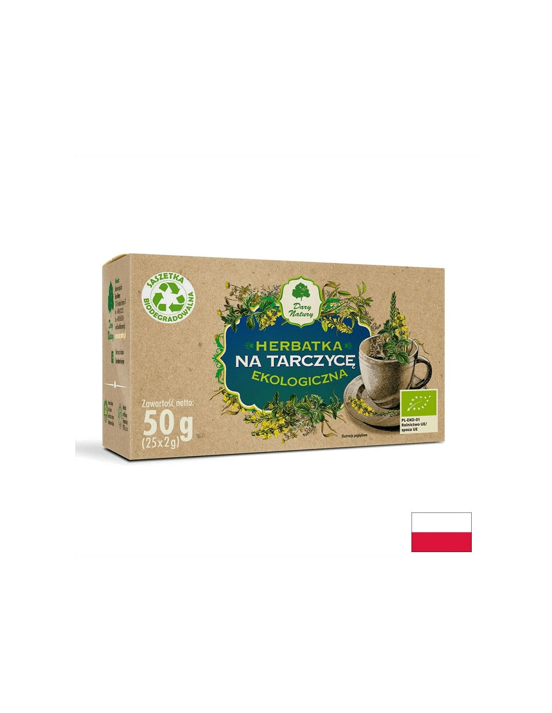 Bylinný čaj pre bio štítnej žľazy, 25 filtračných vreciek