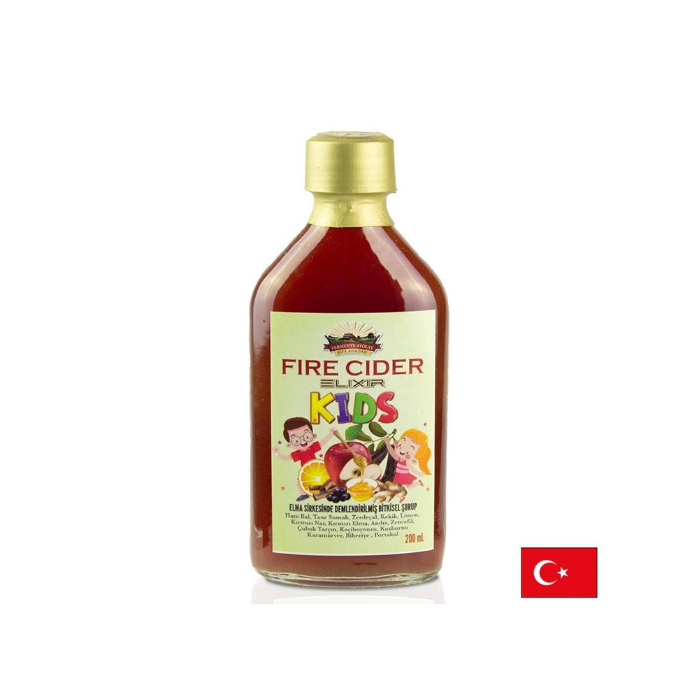 Imunitný posilňujúci elixír pre deti-ocot jablčného muštu s medom a bylinkami, 200 ml